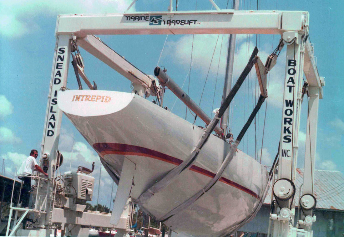 12-Meter Yacht Intrepid America's Cup